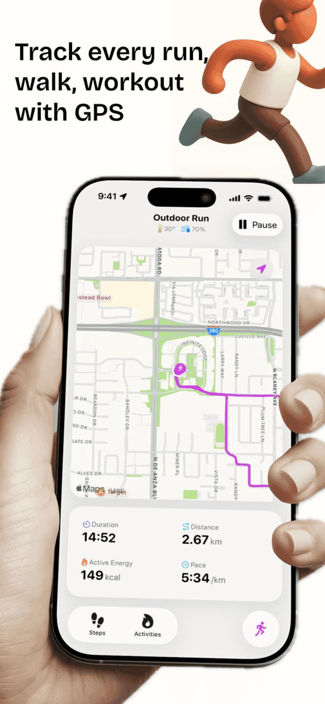 Steps app screenshot 3