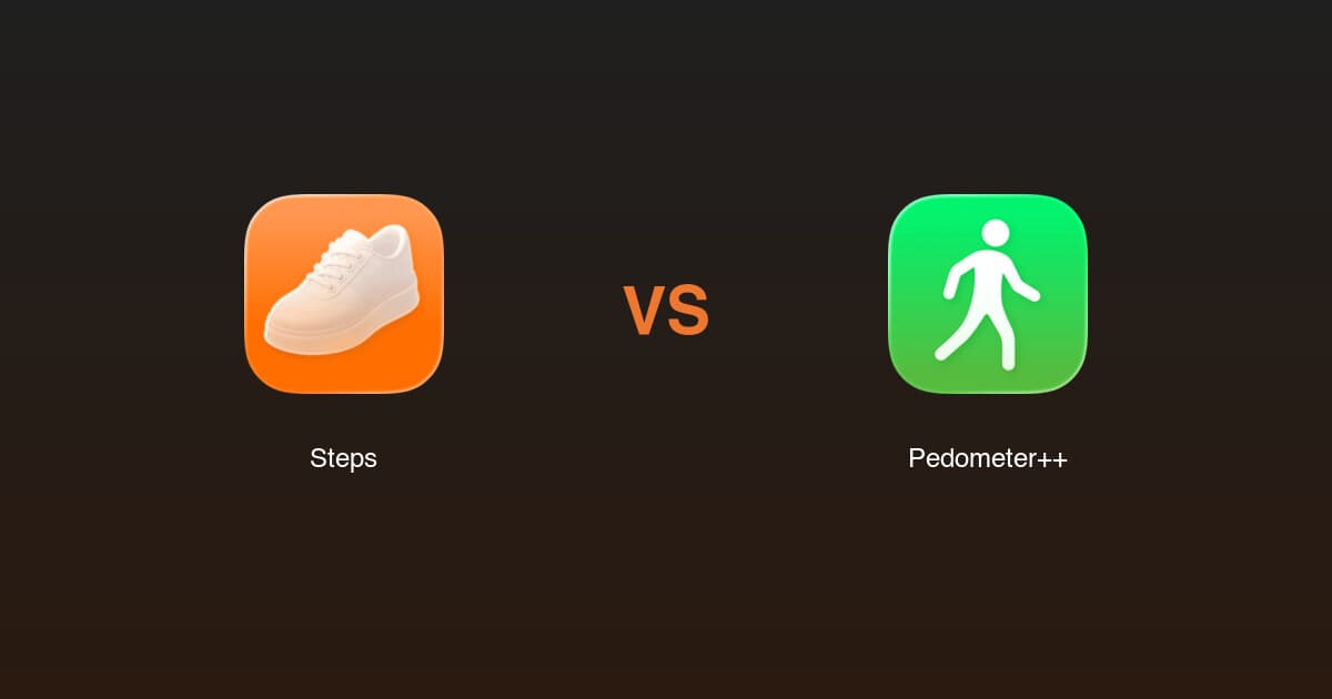 Steps vs Pedometer++: Best Pedometer App Compared 2026