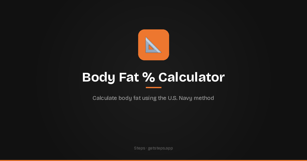 How to Calculate Body Fat Percentage Without Equipment - Steps Blog ...